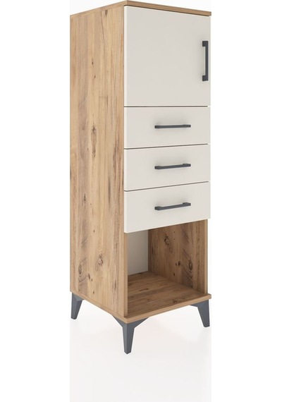 Hyperion Dolap Tek Raflı 3 Çekmeceli Tek Kapaklı 44x44x134 Çam-aytaşı Atlas Çam Hyperion Dolap Tek Raflı 3 Çekmeceli Tek Kapaklı 44x44x134 Çam-aytaşı Atlas Çam