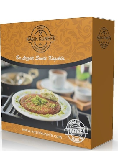 Hatay Kaşık Künefe Fıstıklı ve Peynirli Fıstıklı Künefe 130'lu Paket