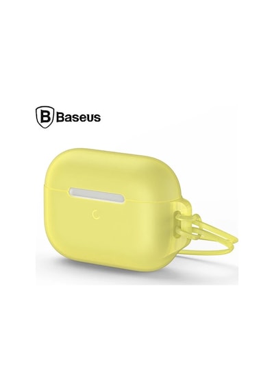 Baseus Let''s Go Jelly Lanyard Airpods Uyumlu Pro Silica Gel Koruma Kılıfı- 5775 Sarı