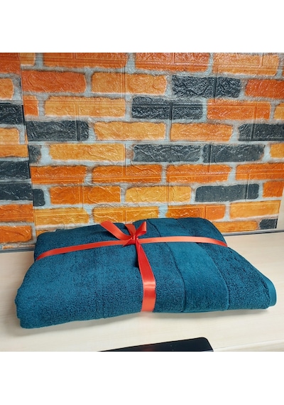 Özdilek Svv Border Kalın ve Süper Emici Yeni Seri Banyo Havlusu 76x147 - Dark Teal Koyu Turkuaz
