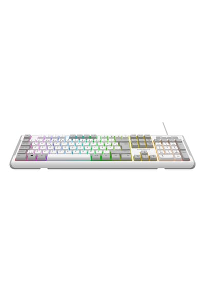 Everest Kb-74 Beyaz/gri Usb Rainbow Aydınlatmalı Q Membrane