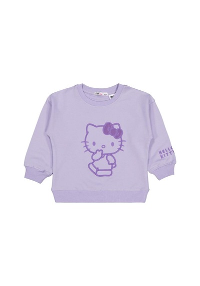 Hello Kitty 2-5 Yaş Sweatshirt Lila