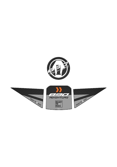 KTM 890 ADVENTURE 2020-22 UYUMLU TANK PAD SET 001