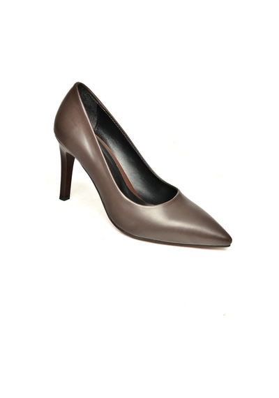 Fox Shoes U676082009 Kahverengi İnce Topuklu Kadın Stiletto Ayakkabı Kahverengi