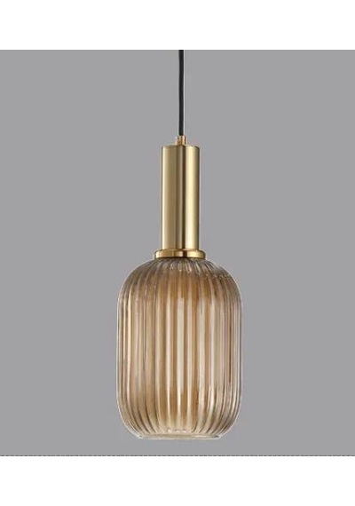 Rsylight Rustik Dekoratif Metal Modern Bal Opal Camlı Tekli Avize Çap:14 Siyah