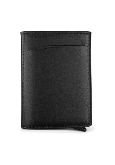 Alphaclub Bag Kadın Hakiki Deri Siyah Cüzdan Ve Kartlık