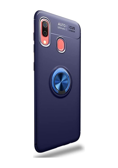 Microsonic Samsung Galaxy Uyumlu A10s Kılıf Kickstand Ring Holder