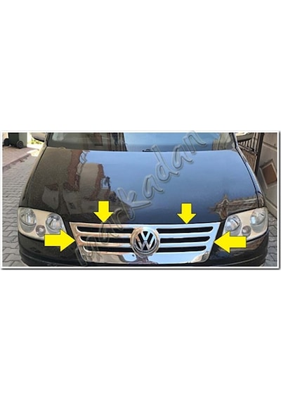 Db Chrome Vw Caddy Ön Panjur Nikelajı Formlu 2004-2010  P.Çelik