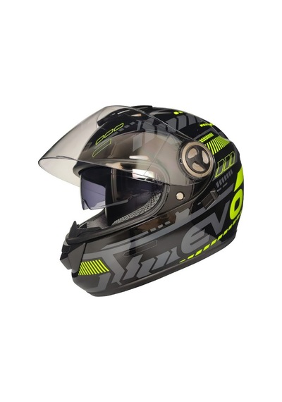 Fr913 Evo Sarı Motosiklet Kaskı Güneş Vizörlü Full Face Kask Çok Renkli