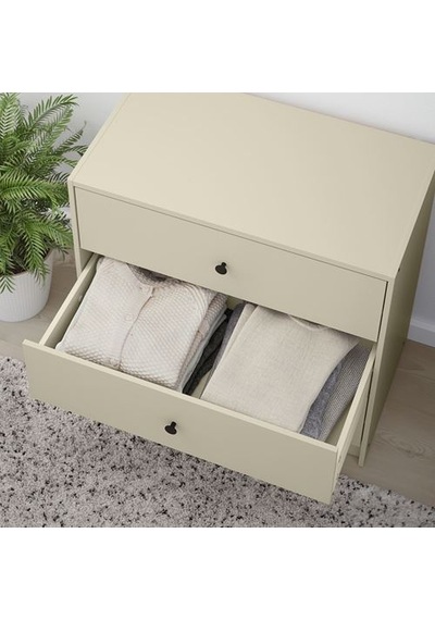 Ikea Gursken 3 Çekmeceli Şifonyer, Açık Bej, 69x67 Cm Ikea Gursken 3 Çekmeceli Şifonyer, Açık Bej, 69x67 Cm