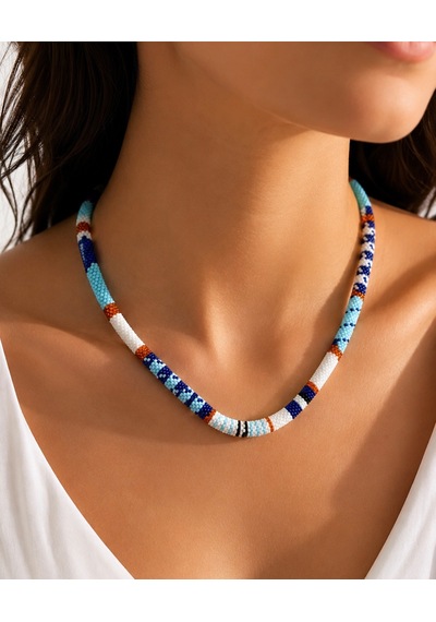 Chichibeads Deniz Esintisi Kolye 006 - Mavi