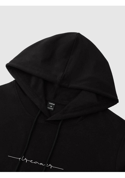 Altamira Unisex Dream Baskılı Oversize Kapüşonlu Sweatshirt 001
