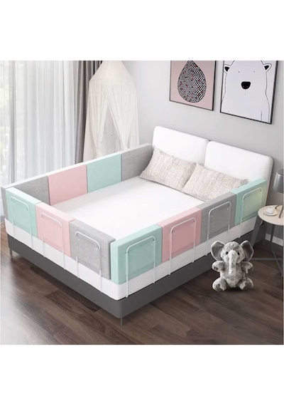 400 Cm Serenty Plus Yatak Bariyeri Bebek ve Çocuk Korkuluğu Gri