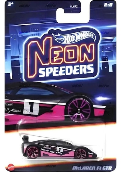 Hot Wheels Neon Yarışçılar Hlh72 - Mclaren F1 Gtr Hrw76