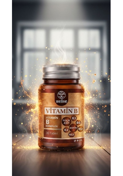 Vitamin B Kompleks 30 Tab B5, B6, B12, Folik Asit, Biotin
