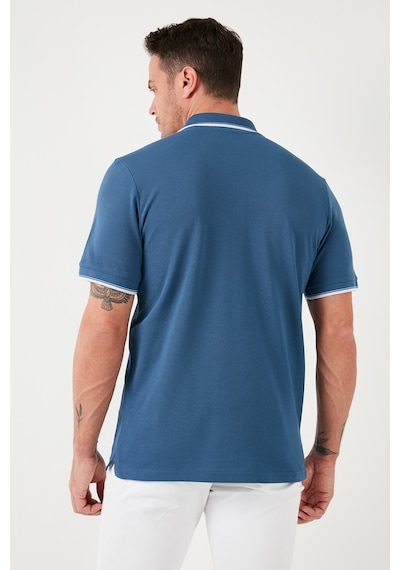 Buratti % 100 Pamuk Düğmeli Regular Fit Erkek Polo Yaka T Shirt 5902118 Koyu Mavi Buratti % 100 Pamuk Düğmeli Regular Fit Erkek Polo Yaka T Shirt 5902118 Koyu Mavi