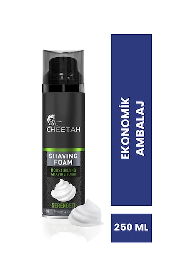 Cheetah Seregenti Erkek Tıraş Köpüğü 250 ML