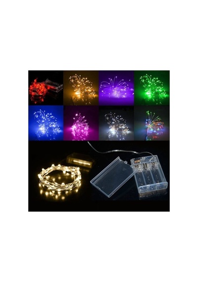 10 Mt 100 Ledli Eklenebilir İp Led Yılbaşı Süs Beyaz