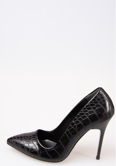 Fox Shoes Siyah Kadın Topuklu Ayakkabı G922151911