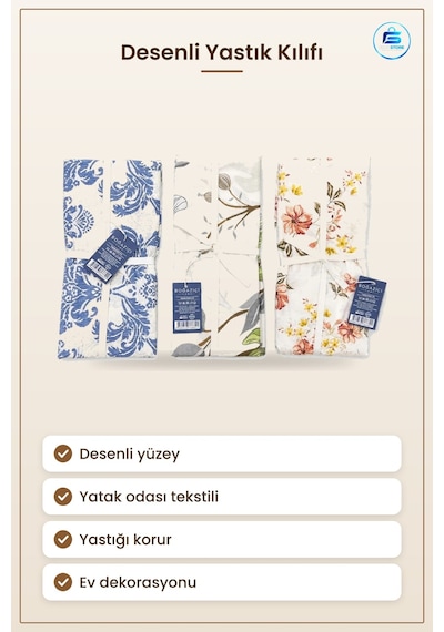 Yastık Kılıfı Desenli Yatak Odası Tekstili Dekoratif Kapak Ev Dek Çok Renkli