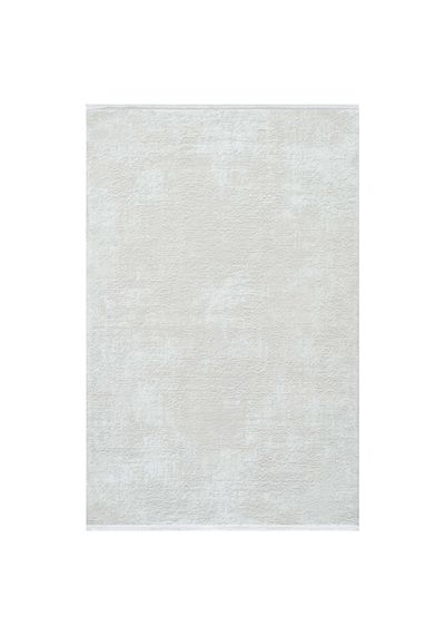 Mariesse Home Vita Serisi Bambu Dokulu Modern Sık Dokuma Koridor Kesme Yolluk Dokuma Makine Halısı Krem