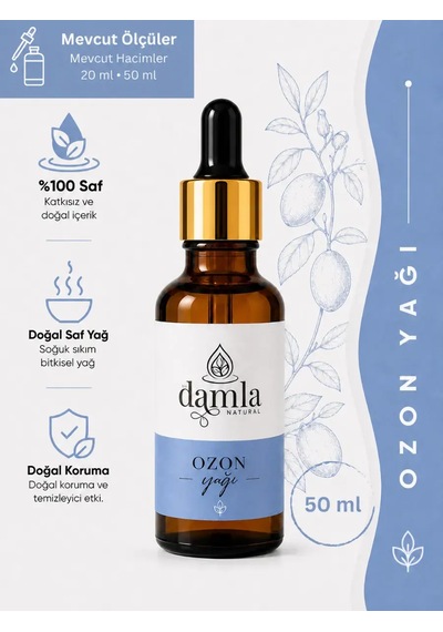 Biodamla Natural Ozon Yağı 50 Ml