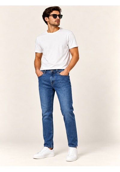 73514-00201 Erkek Denim Pantolon 73514-00267 Blue