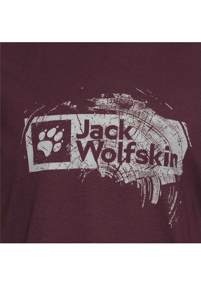 Jack Wolfskin Brand Erkek Tişört SİYAH