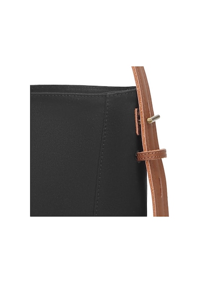 Kanvas Kumaş Kadın Omuz Çantası Smart Bags 1331 Siyah