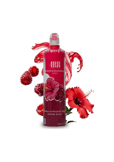 Hibiskus Ve Ahududu Aromalı Tropikal İçecek & Kokteyl Şurubu 750 Ml