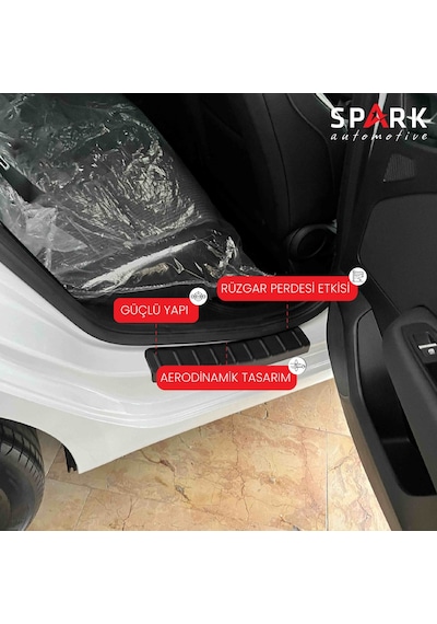 Renault Clio 5 2020- Yılı Ve Sonrası Uyumlu Kapı Eşiği 4 Parça