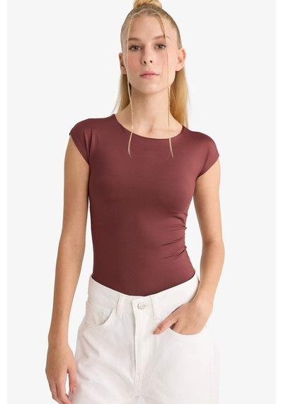 Defacto Coool Basic Düz Kolsuz Çıtçıtlı Body F7824ax25aubr469 Bordo
