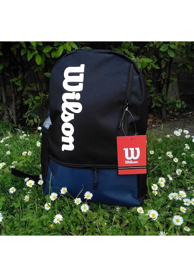 Shopiolog Wilson Lacivert Sırt Çantası Unisex Çift Gözlü Çanta Lacivert