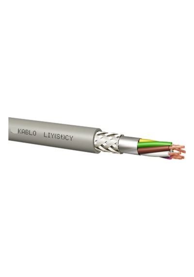 Nks Lıy St Cy-8x0.22 ,kesit 0.22mm² 8-damar/çok Telli Blendajlı Pvc Data Kablo