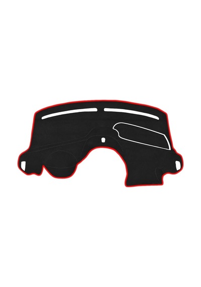 Guerrıno Torpido Koruma Halısı Siyah Kenar Renk Kırmızı Ford Courier Ekransız 2013-2020 İle Uyumlu Genel