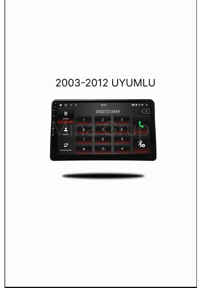 Snp Serisi Fiat Panda 2003-2012 Uyumlu 9 İnç Multimedya Sistemi 4-32 Gb, Geri Görüş Kameralı 9"