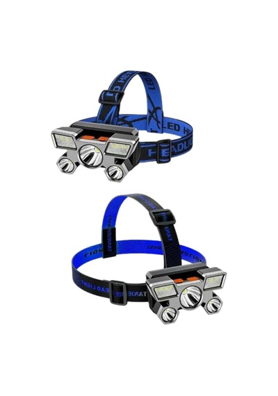 Kompakt 4 Modlu Kafa Feneri 5 Led Çok renkli