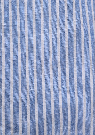 Colin's Colins Regular Fit Shirt Neck Çizgili Erkek Mavi Uzun Kol Gömlek Cl1081139 Q1.v2 Ble