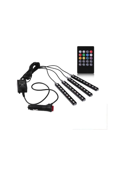 Araç Içi Aydınlatma Kumandalı Müziğe Duyarlı Led Ayak Altı Led (387342768)