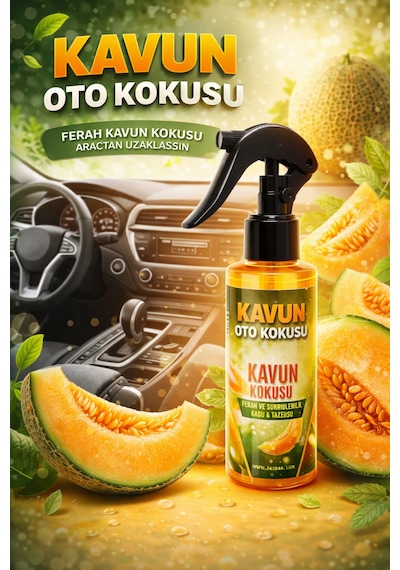 Laspak Kavun Sprey Oto Kokusu Uzun Süre Kalıcı Ferah Ve Temiz Koku 100 Ml 100