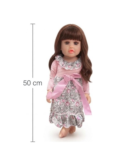 Emzikli Sevimli %100 Et Bebek - 50 Cm Konuşan Gerçekçi Oyun Arkadaşı İnteraktif Eğitici Oyuncak 09231500