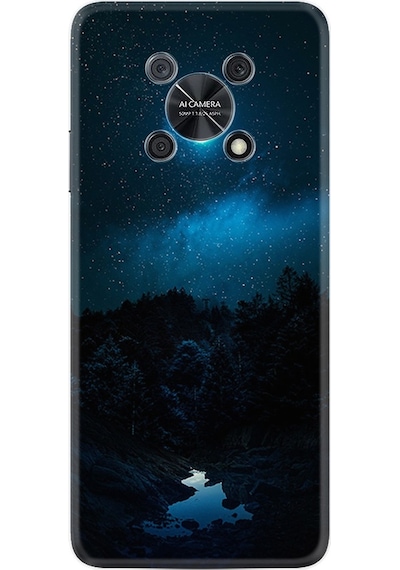 Huawei Nova Y90 Kılıf Silikon Desen Gece 1633