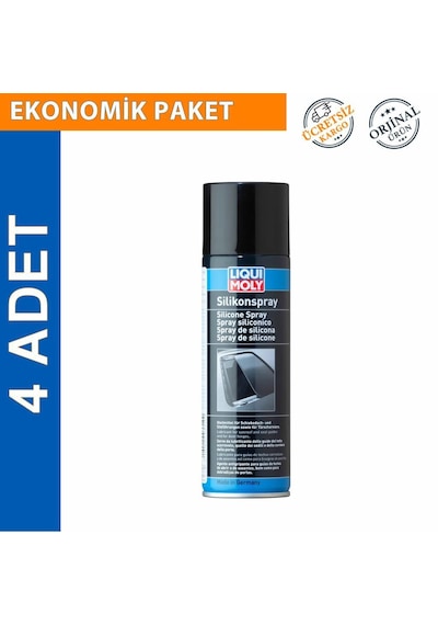Liqui Moly Silikon Sprey 300 Ml Silicon Spray 4 Adet 3310