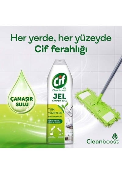 750 Ml Bahar Ferahlığı İle Yüzey Temizleyici Ürün 100'lü Set