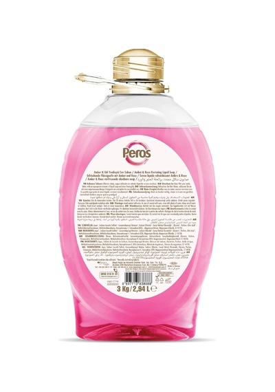 Lexroo Doğanın Hediyeleri Amber & Gül Sıvı Sabun 3000 G