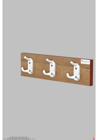 Arı 9 Kancalı Mutfak Askısı 3'lü Set 31,4x9,6 Cm - Şık Tasarım, Çok Amaçlı Düzenleyici Ve Yer Tasarrufu Çok Renkli