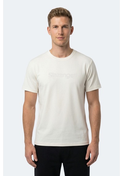Slazenger Zuranıs Erkek Beyaz Tişört
