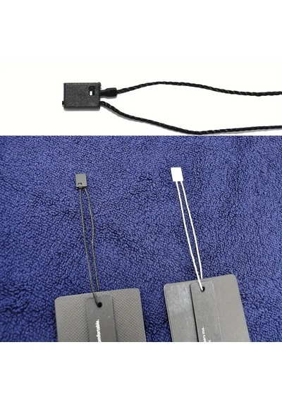 Kilitli Ip- Etiket Bağlama Ipi Renk: Siyah Uzunluk: 18cm 500 Adet