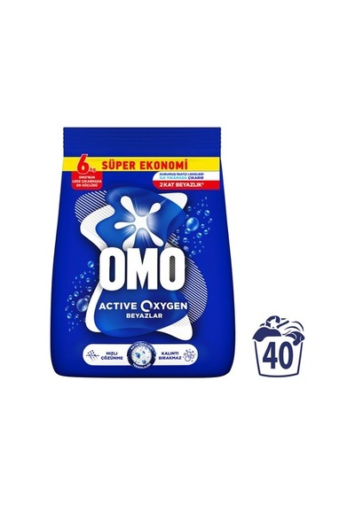 Beyaz Çamaşırlar İçin Aktif Oksijen İçeren Toz Deterjan 6 Kg