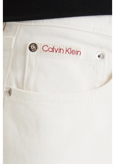 Calvin Klein Bayan Kot Pantolon Lv047f703g Asn Beyaz
